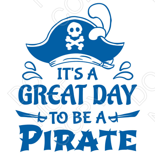 UV-DTF Transfer - It's a Great Day to Be a Pirate