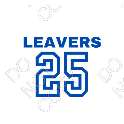 UV-DTF Transfer Suitable for Leavers Hoodie Keyrings - 2025 Leavers