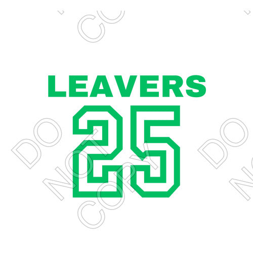 UV-DTF Transfer Suitable for Leavers Hoodie Keyrings - 2025 Leavers