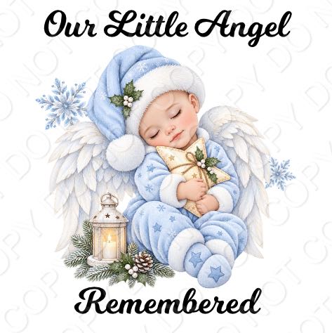 UV-DTF Transfer for Solar Garden Light - Our Little Angel Remembered