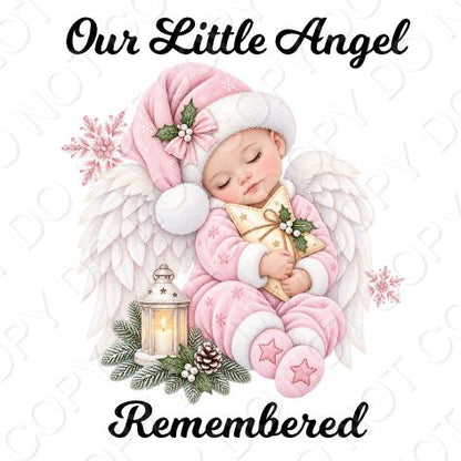 UV-DTF Transfer for Solar Garden Light - Our Little Angel Remembered
