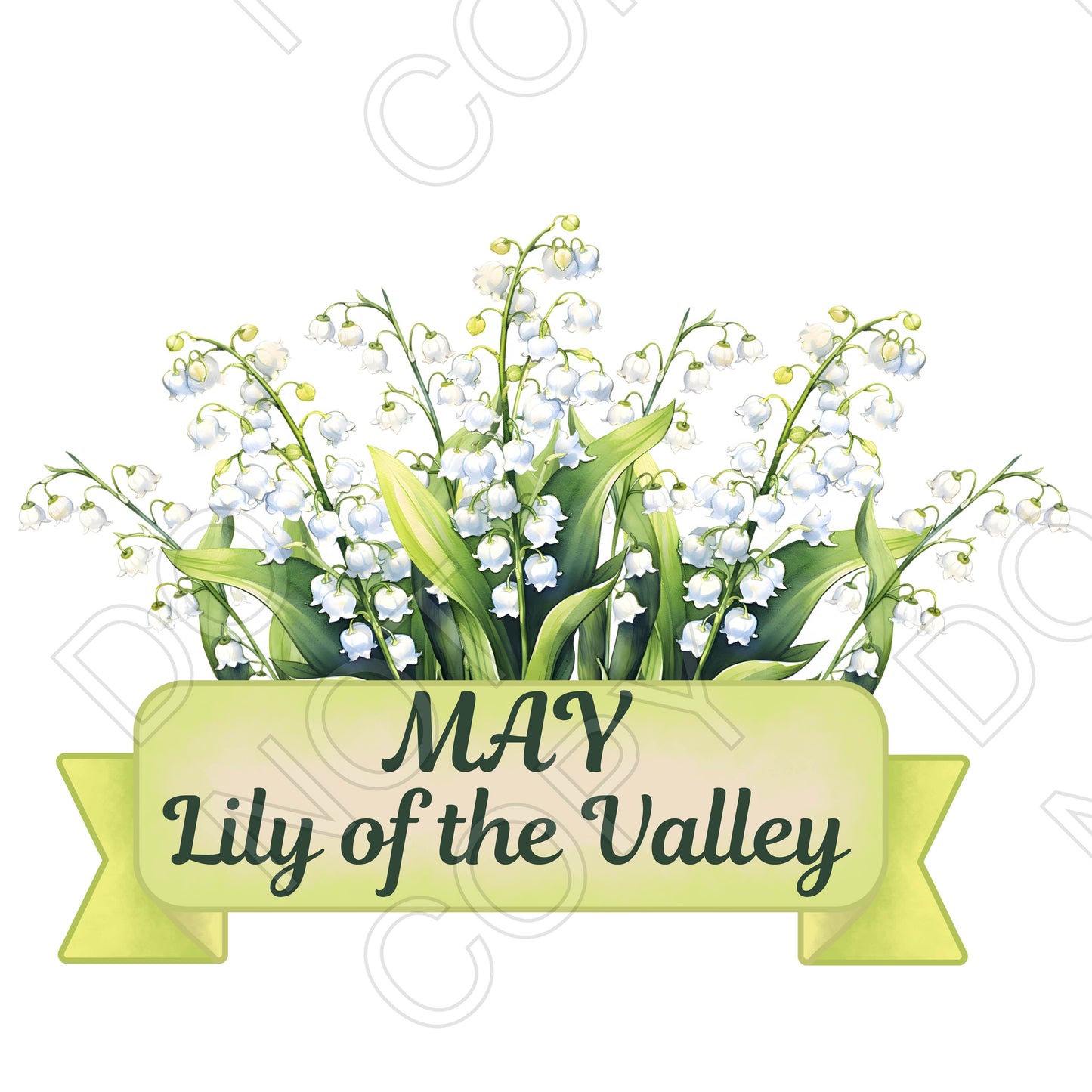 UV-DTF Transfer - Birth Month Flowers Small Candle Sized