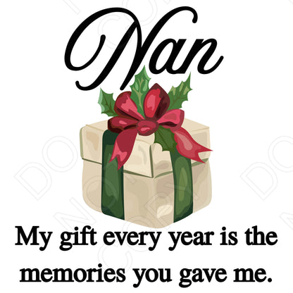 UV-DTF Transfer - My Gift is Your Memories