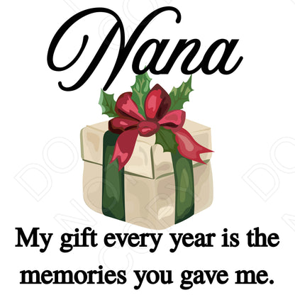UV-DTF Transfer - My Gift is Your Memories