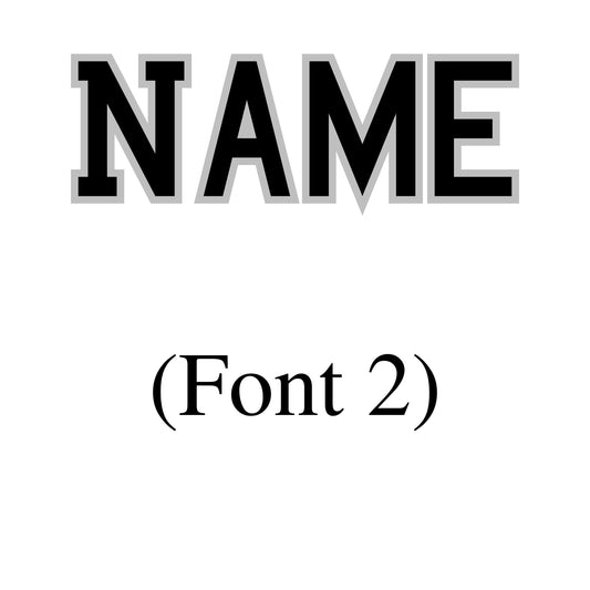 Vinyl Name Style Two (Bespoke)