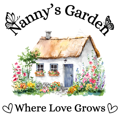 Digital Download - Beautiful Family Garden Cottage - Set of 10