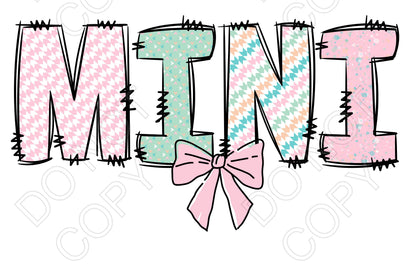 DTF Transfer - Mama & Mini Me Set