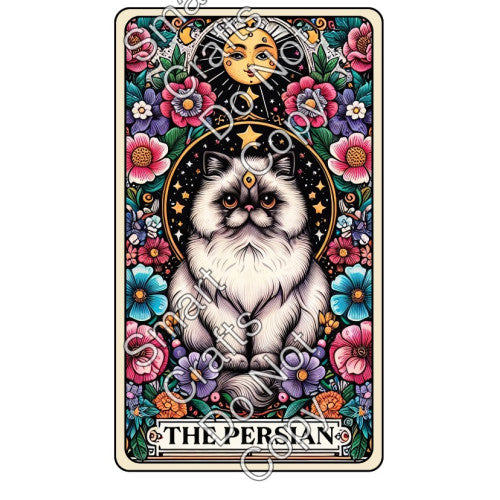 UV-DTF Transfer - Cat Tarot Cards - Two Sizes Available