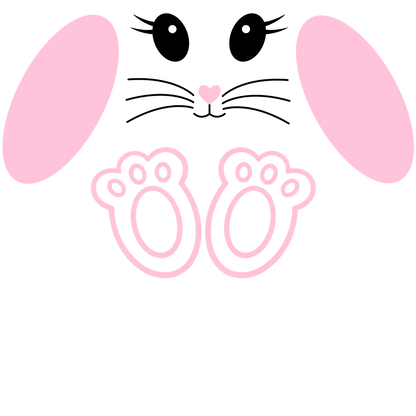 UV-DTF Transfer - Easter Bunny Details