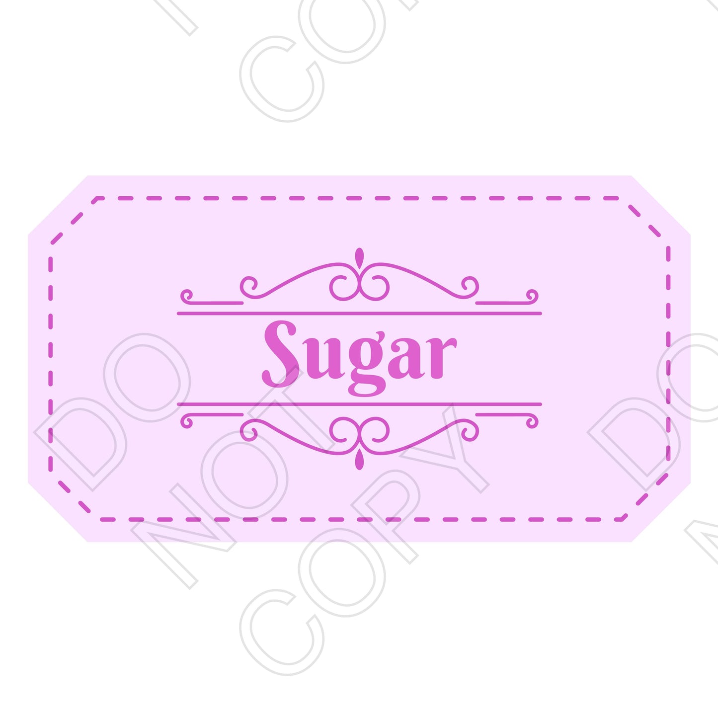 UV-DTF Transfer - Classic Drink Labels (Pink)