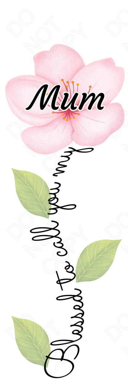 Digital Download - Mixed Blessed Flower Designs (Each colour and Name) - Set of 45