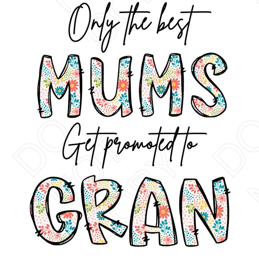 UVDTF Transfer - Promoted to (Female Relative) Flower Design