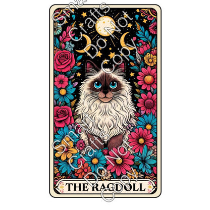 UV-DTF Transfer - Cat Tarot Cards - Two Sizes Available