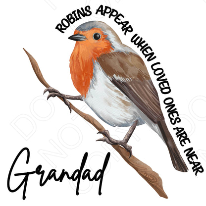 UV-DTF Transfer - Shaped Robin