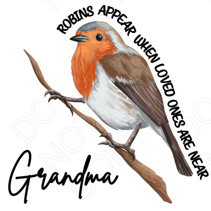 UV-DTF Transfer - Shaped Robin