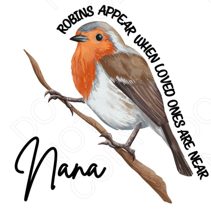 UV-DTF Transfer - Shaped Robin