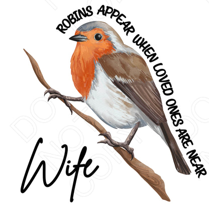 UV-DTF Transfer - Shaped Robin