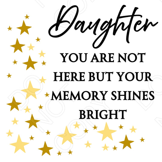 UV-DTF Transfer - Your Memory Shines Bright