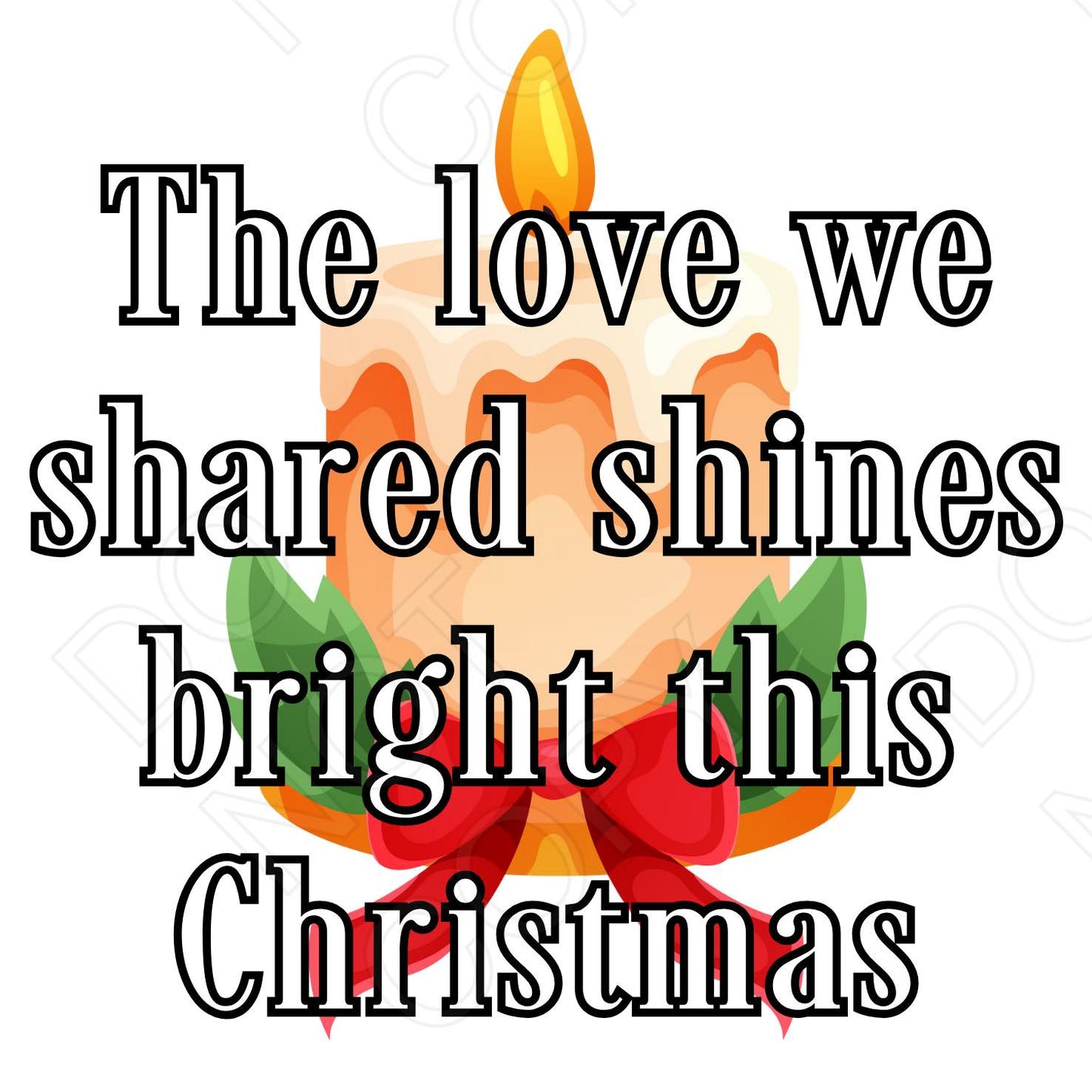UV-DTF Transfer - Shine Bright This Christmas-Solar light sized