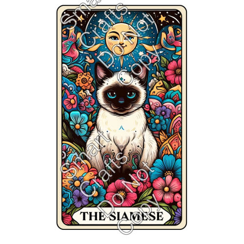 UV-DTF Transfer - Cat Tarot Cards - Two Sizes Available