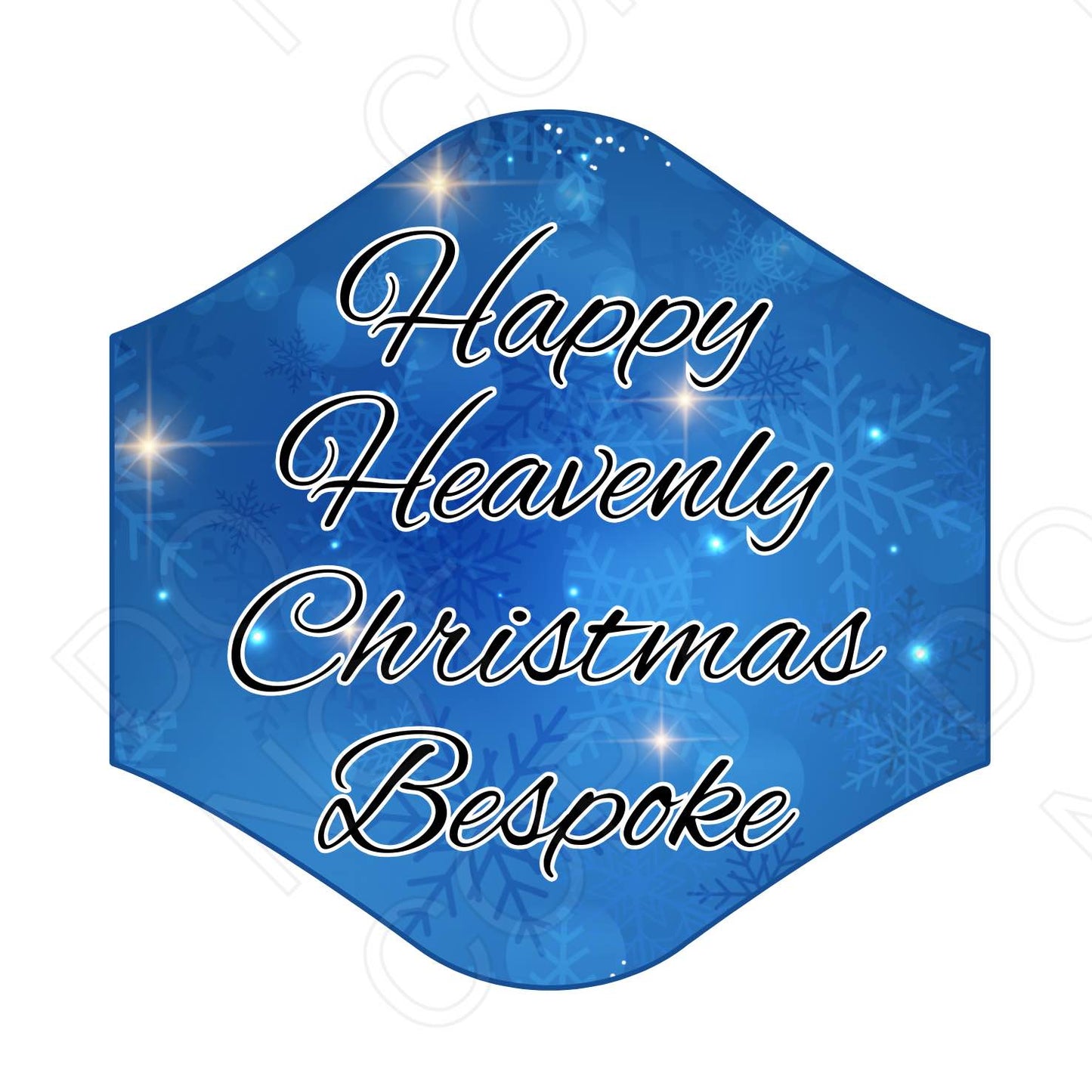 UV-DTF Transfer - Happy Heavenly Christmas - Solar light sized(Bespoke)