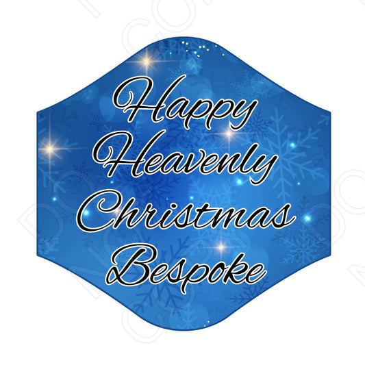 UV-DTF Transfer - Happy Heavenly Christmas - Solar light sized(Bespoke)