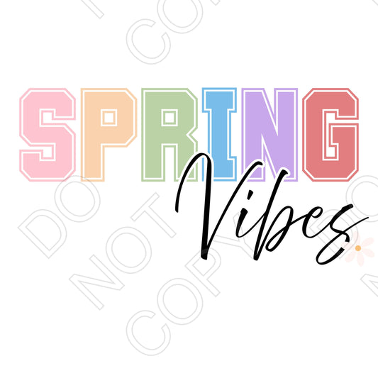 UV-DTF Transfer - Pastel Spring/Easter Vibes