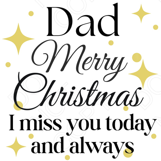UV-DTF Transfer - Miss You Today and Always