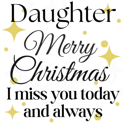 UV-DTF Transfer - Miss You Today and Always