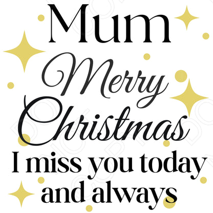 UV-DTF Transfer - Miss You Today and Always