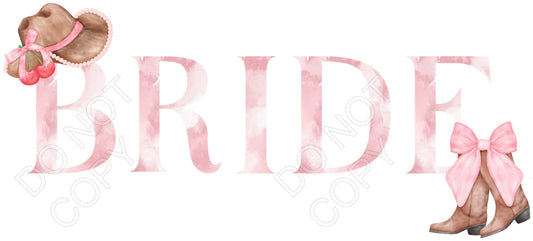 UV-DTF Transfer - Bride Style 1