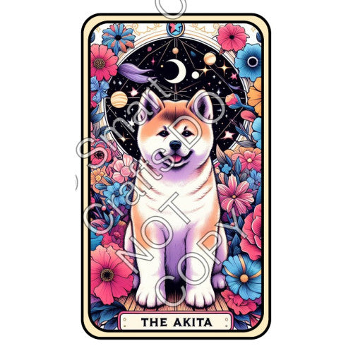 UV-DTF Transfer - Dog Tarot Cards - Two Sizes Available