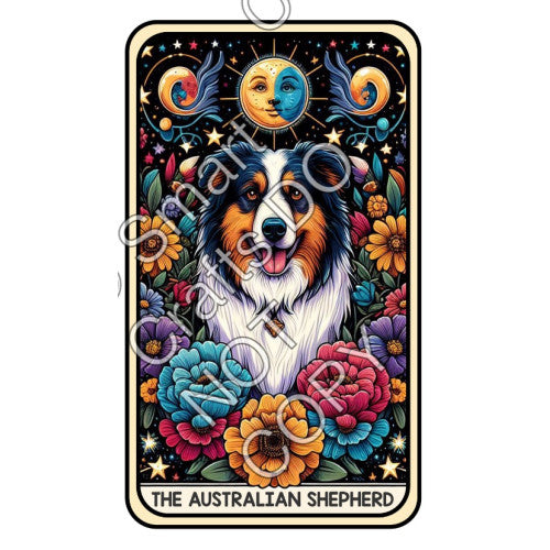 UV-DTF Transfer - Dog Tarot Cards - Two Sizes Available