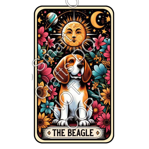 UV-DTF Transfer - Dog Tarot Cards - Two Sizes Available