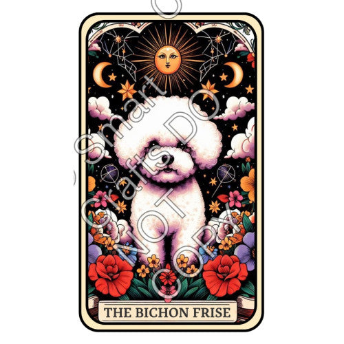 UV-DTF Transfer - Dog Tarot Cards - Two Sizes Available