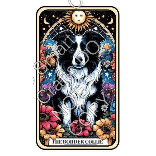 UV-DTF Transfer - Dog Tarot Cards - Two Sizes Available