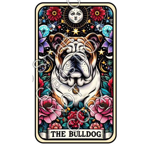 UV-DTF Transfer - Dog Tarot Cards - Two Sizes Available