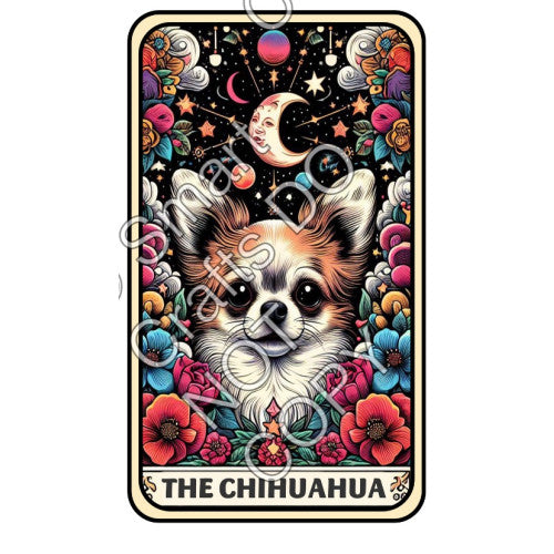 UV-DTF Transfer - Dog Tarot Cards - Two Sizes Available