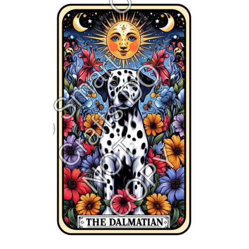 UV-DTF Transfer - Dog Tarot Cards - Two Sizes Available