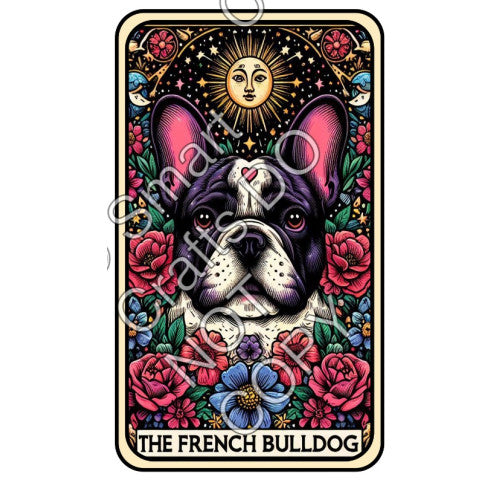 UV-DTF Transfer - Dog Tarot Cards - Two Sizes Available