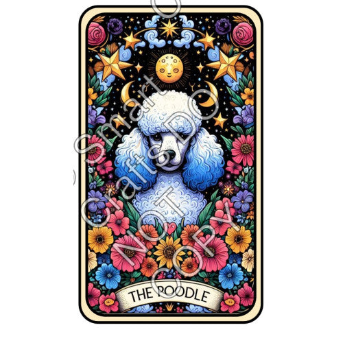 UV-DTF Transfer - Dog Tarot Cards - Two Sizes Available