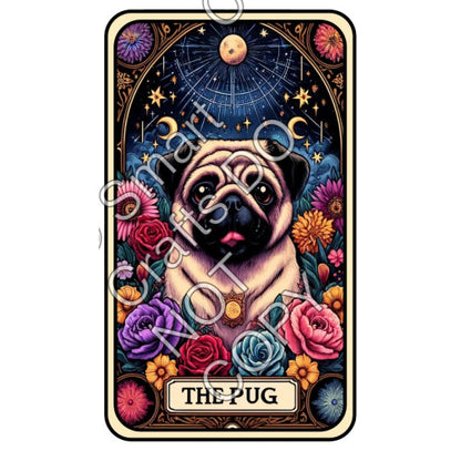 UV-DTF Transfer - Dog Tarot Cards - Two Sizes Available