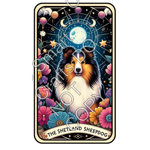 UV-DTF Transfer - Dog Tarot Cards - Two Sizes Available