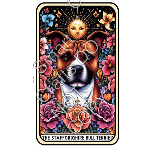 UV-DTF Transfer - Dog Tarot Cards - Two Sizes Available