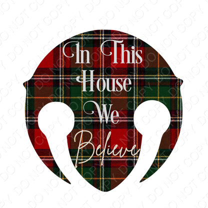 UV-DTF Transfer - Bell Design for Woodform Acrylic Bauble (Choice of Design)