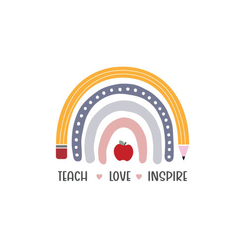 UV-DTF Transfer Suitable for 16oz Cold Cups - Teach Love Inspire