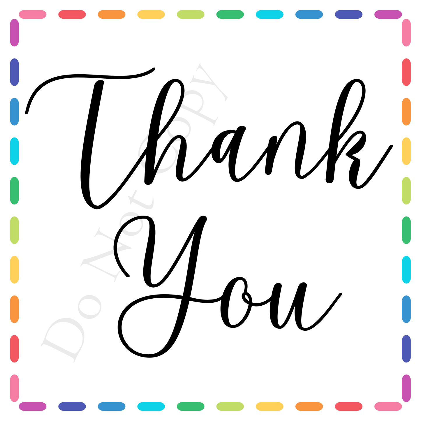 UVDTF Transfer - Thank You (Vivid)