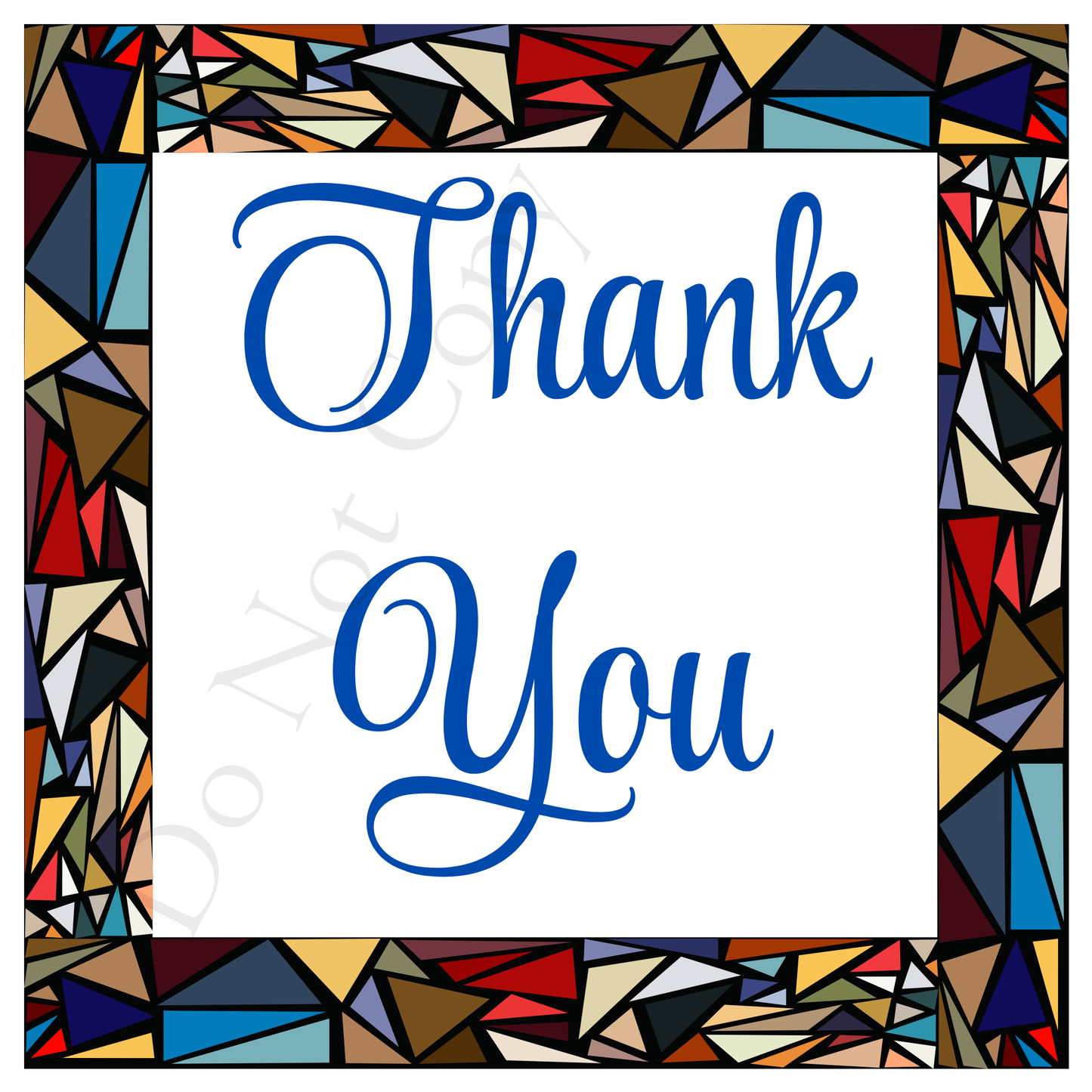 UVDTF Transfer - Thank You (With Border)