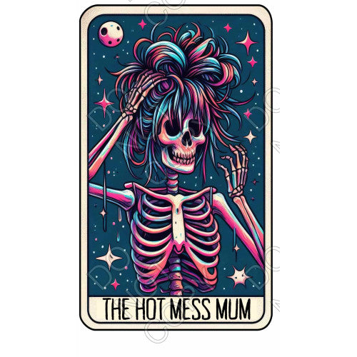 DTF Transfer - Mothers Day Tarot (The Hot Mess Mum)