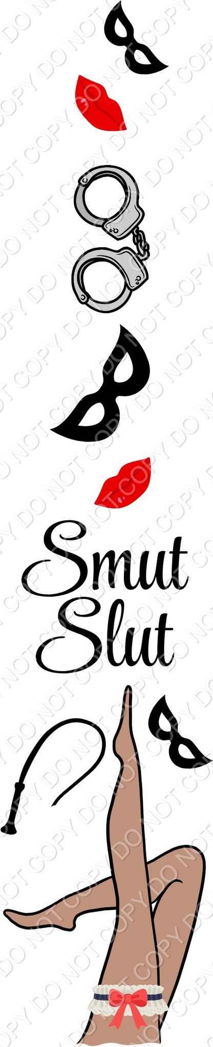 UVDTF Transfer - Smutty (Adult) Bookmark Designs